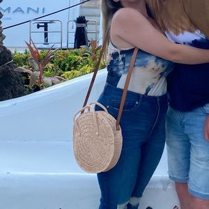 Straw Crossbody